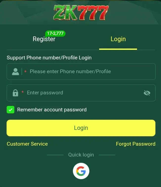 ZK777 APP